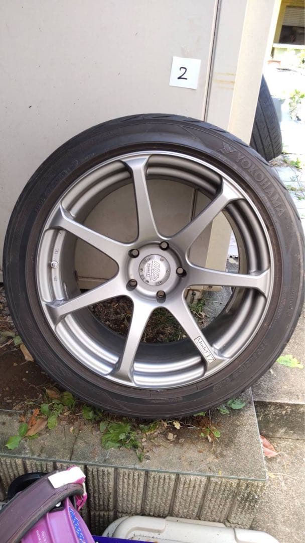 JDM AVS model T7 17x9J +22 (No Tires) - 画像 (2)