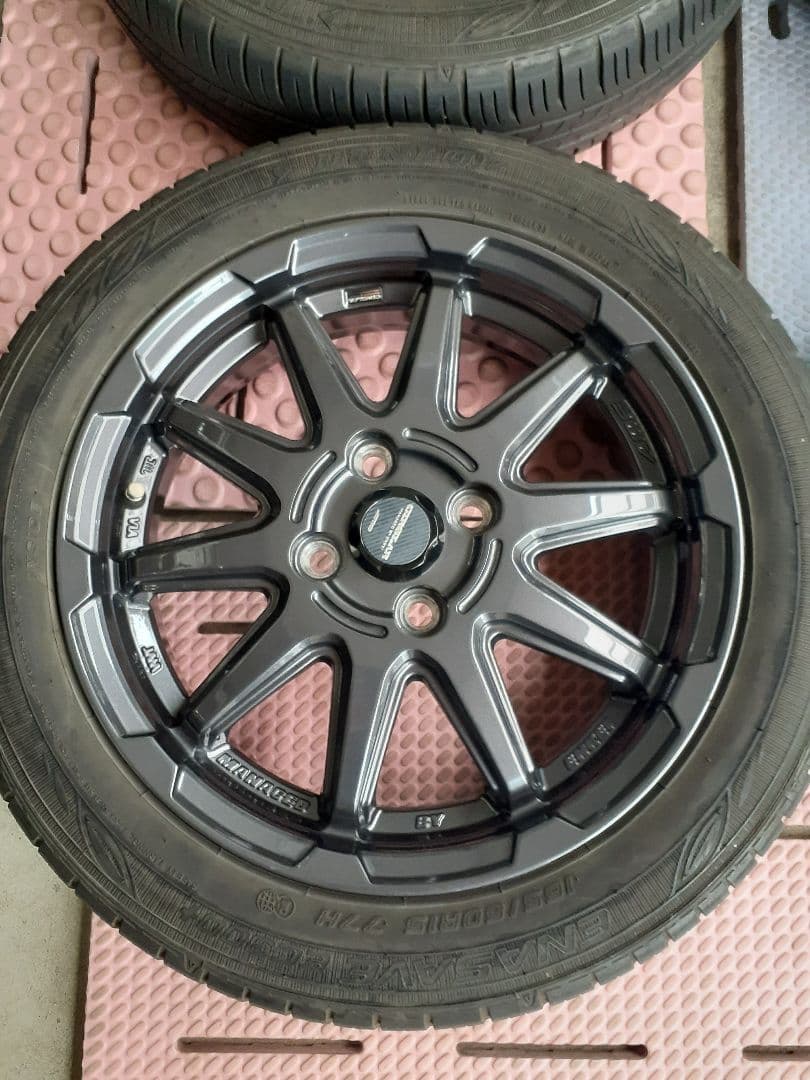 JDM Kyoho 15-inch wheels with Dunlop 165/60r15 tires 4-pack set No Tires - Image 2