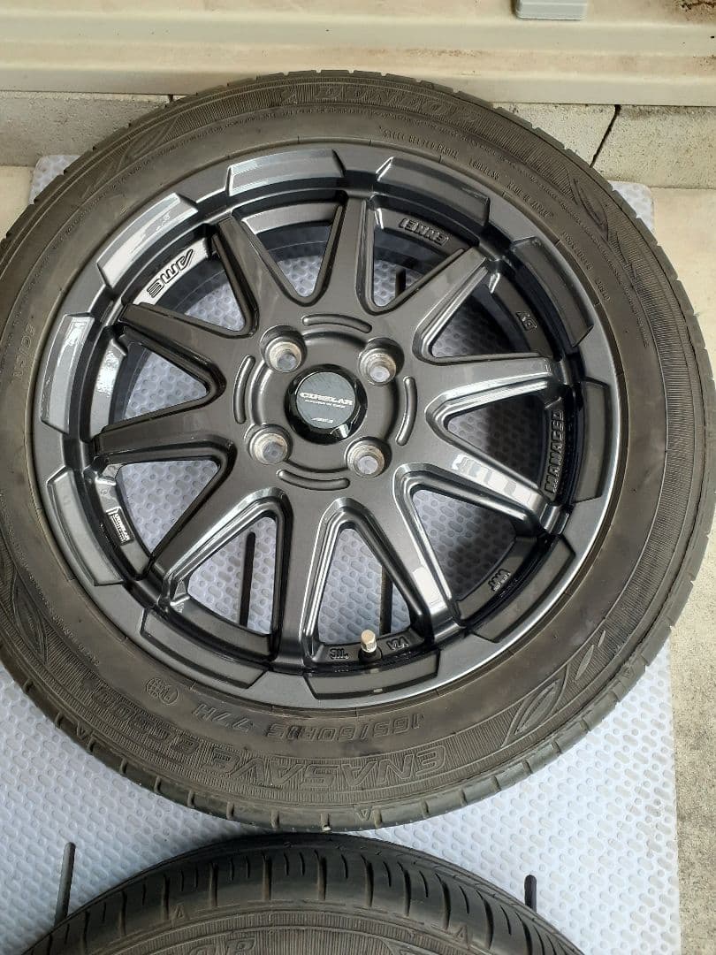 JDM Kyoho 15-inch wheels with Dunlop 165/60r15 tires 4-pack set No Tires - Image 3