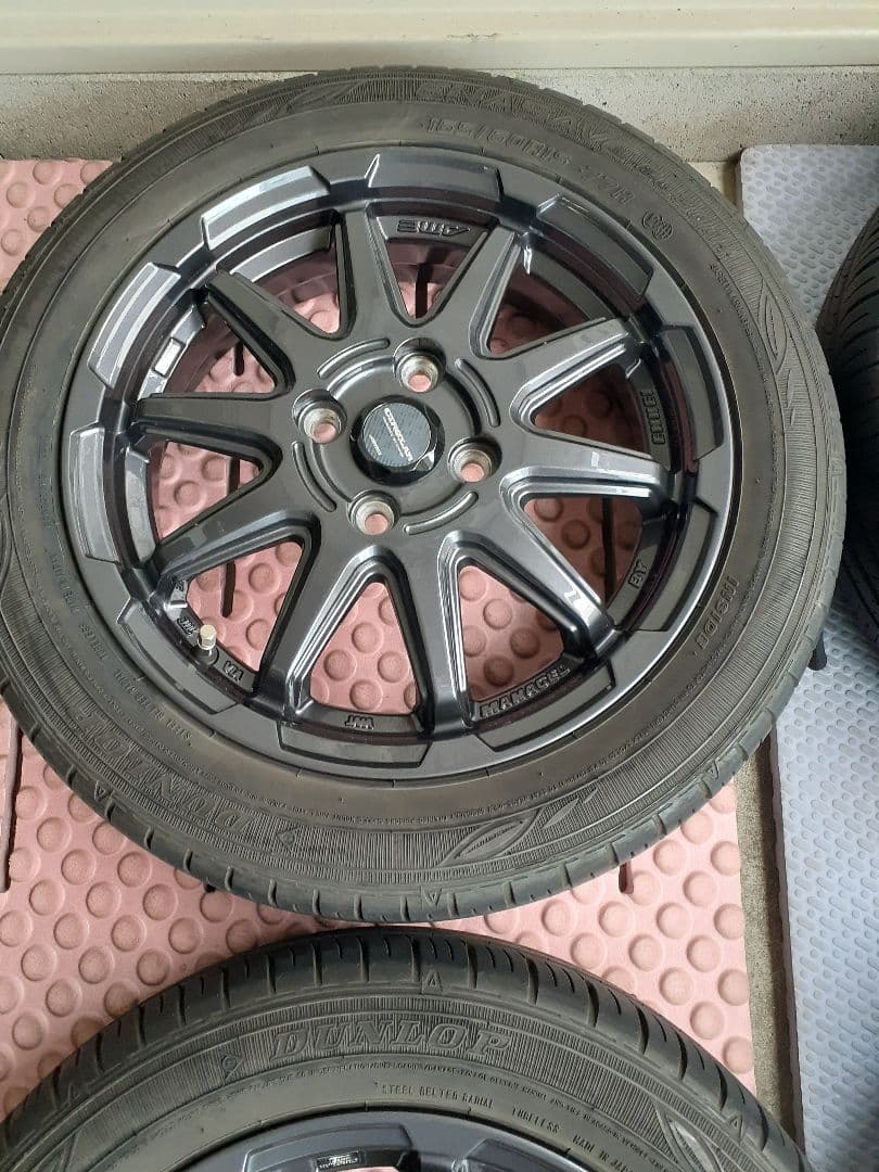 JDM Kyoho 15-inch wheels with Dunlop 165/60r15 tires 4-pack set No Tires - Image 4