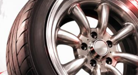 Illustrated classic 8-spoke racing wheel, RS Watanabe style, JP-Time.Club house-style artwork