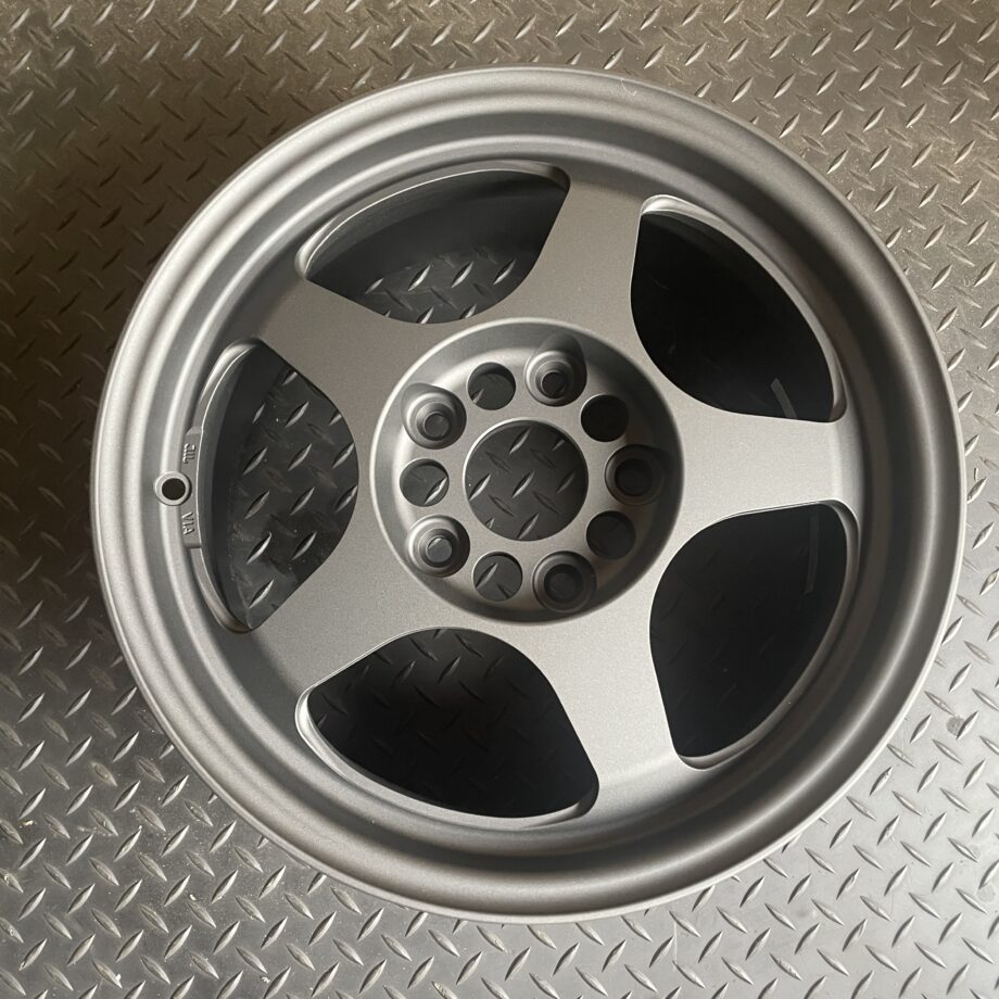 SPOON SW388 forged wheel reissue by Tan-ei-sya, 15x6.5J +35 5H114.3, matte black alumite finish, for Honda Civic EK9