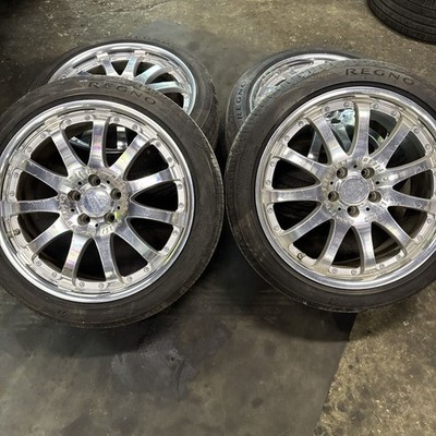JDM Carlsson 19-inch Wheels and Tires 4-Wheel Set REGNO Tires with Exce (No Tires)
