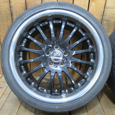 JDM Crown Lexus GS IS etc. Carlson 1/16 RS 19x8.5J+40 9.5J+40 Yokohama (No Tires) - Image 3