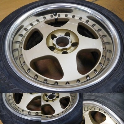 JDM 15-721Deep Rim Rare KOENIG 17in 9.5J+2 8.5J+2 for lowered cars El (No Tires) - Image 8