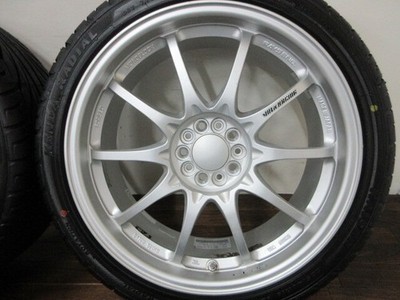 JDM ・RAYS VOLK RACING CE28N 18in 7.5J +47 5-hole PCD100 Kenda 225/40R1 (No Tires) - Image 3