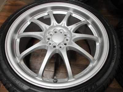 JDM ・RAYS VOLK RACING CE28N 18in 7.5J +47 5-hole PCD100 Kenda 225/40R1 (No Tires) - Image 4