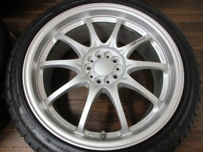 JDM ・RAYS VOLK RACING CE28N 18in 7.5J +47 5-hole PCD100 Kenda 225/40R1 (No Tires) - Image 5