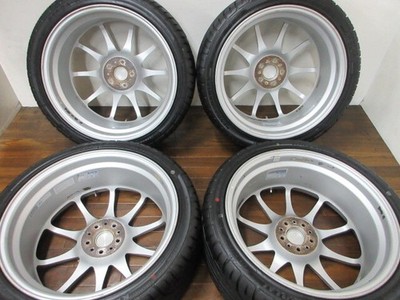 JDM ・RAYS VOLK RACING CE28N 18in 7.5J +47 5-hole PCD100 Kenda 225/40R1 (No Tires) - Image 9