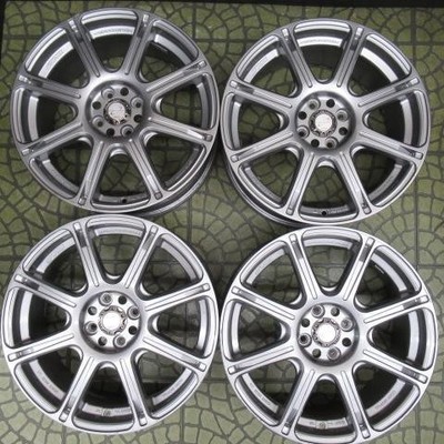 JDM Tires Included WORK EMOTION XC8 17x7J +49 4H 100 195/45R17 85W Aqua (No Tires) - Image 2