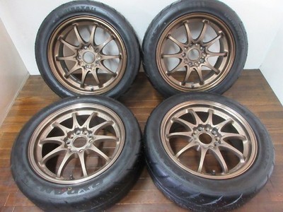 JDM ・Includes tires: RAYS Volk CE28N 16in 7J +42 5-hole PCD 114.3 Shib (No Tires)