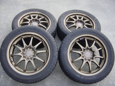 JDM Volk Racing CE28 7J +48 16 114.3 4-Wheel Set VOLK RAYS Rays 205/50R (No Tires)