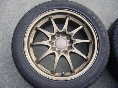 JDM Volk Racing CE28 7J +48 16 114.3 4-Wheel Set VOLK RAYS Rays 205/50R (No Tires) - Image 4