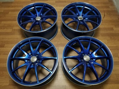 JDM Super188J +45 & 9J +45 PCD100 RAYS G25 limited color blue forging (No Tires)