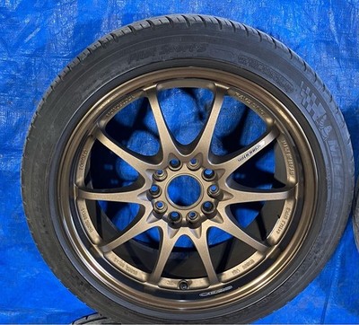 JDM RAYS VR CE28N 4Wheels 17x8.5+38 10.5+70 5x114.3 Bronze NSX (No Tires) - Image 2