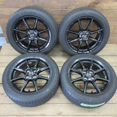 JDM MAZDA Roadster Genuine 16x6.5J+45 Yokohama Advan Sports V105 195/50 (No Tires) - Image 2
