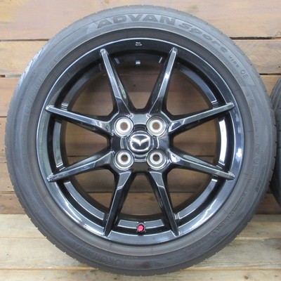 JDM MAZDA Roadster Genuine 16x6.5J+45 Yokohama Advan Sports V105 195/50 (No Tires) - Image 3