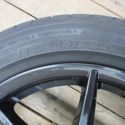 JDM MAZDA Roadster Genuine 16x6.5J+45 Yokohama Advan Sports V105 195/50 (No Tires) - Image 4