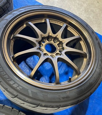 JDM RAYS VR CE28N 4Wheels 17x8.5+38 10.5+70 5x114.3 Bronze NSX (No Tires) - Image 8