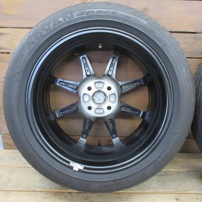 JDM MAZDA Roadster Genuine 16x6.5J+45 Yokohama Advan Sports V105 195/50 (No Tires) - Image 6