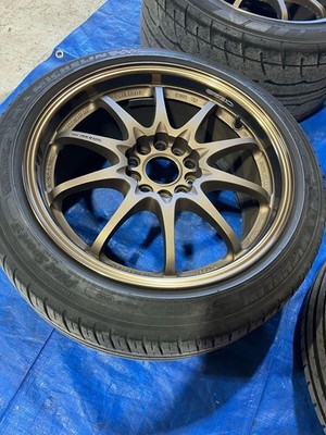 JDM RAYS VR CE28N 4Wheels 17x8.5+38 10.5+70 5x114.3 Bronze NSX (No Tires) - Image 10