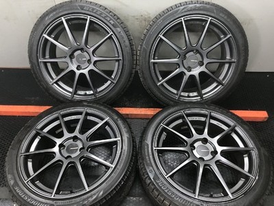 JDM BS BLIZZAK VRX3 205/45R17Winter Tires POTENZA SW010 17x7J 4HPCD100+ (No Tires)