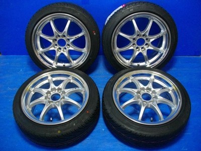 JDM HRAYS APIS V-SPEED SR-08 15x6.5J +38 4H PCD100 NANKANG NS-2 165/50R (No Tires)