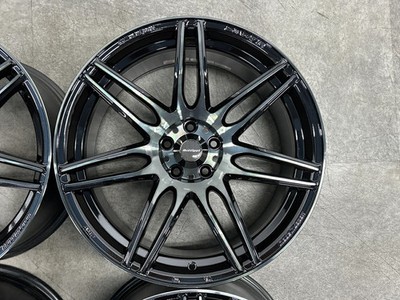 JDM Used WEDS 4-Wheel Set 18x9.5J +45 PCD 100 Wheels only (No Tires) - Image 7