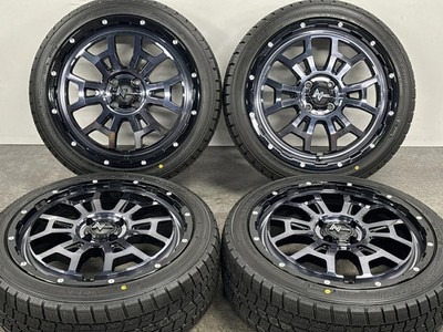 JDM Used MID wheel set 4-piece set 17x6.5J +45 PCD 100 195/45R17 8 (No Tires) - Image 2