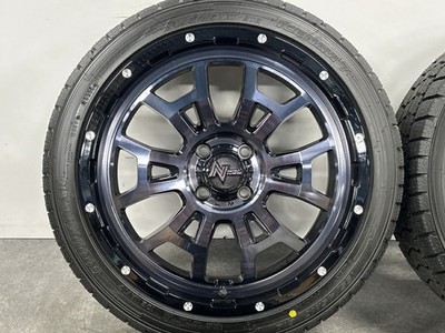 JDM Used MID wheel set 4-piece set 17x6.5J +45 PCD 100 195/45R17 8 (No Tires) - Image 6