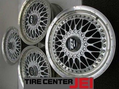 JDM 15 Impul IMPUL R1 7J+32 114.3 Used Aluminum Wheel 4-Wheel Set A15-5 (No Tires)