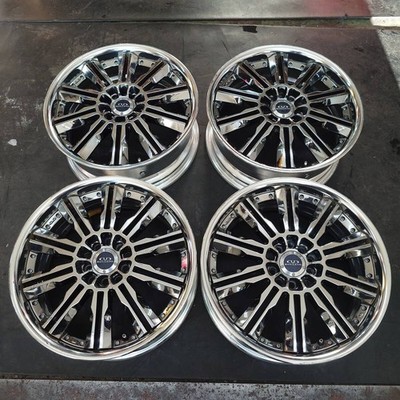 JDM weds Villens 17-inch 7J IS36 PCD100/114.3-5H multiPCD Many scratch (No Tires)