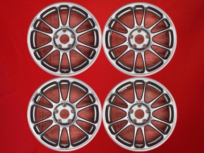 JDM 4-Wheel Set Final Speed Aluminum Wheels Used 17-inch 7JJ +48 PCD (No Tires)