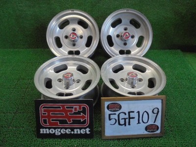 JDM 5GF109 RA Rare Enkei MAG Dish 14-inch Aluminum Wheel 4-Wheel Set wi (No Tires)