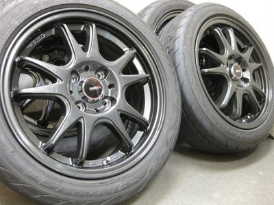 JDM 5ZIGEN PRO RACER ZR5-F 15-inch 5J & 6J & GY 165/55R15 4-Wheel Set Custom (No Tires)