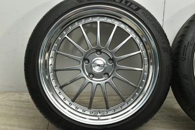 JDM Used SSR 4-Wheel Set: 19x8.5J +43 20x10.0J +49 PCD 120 235 (No Tires) - Image 6