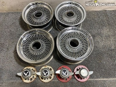 JDM Roadster Wire Wheels 13-inch 7J -5 -1 4-hole PCD114.3 PCD108 PCD10 (No Tires)
