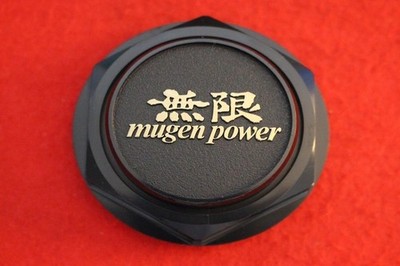 JDM 4-piece set of aftermarket used CF-48 MUGEN wheels center plates c (No Tires) - Image 3