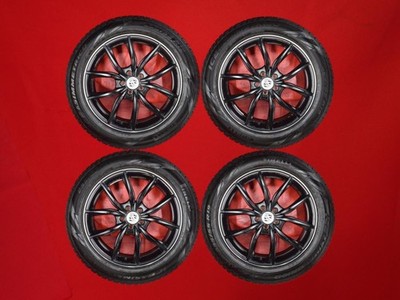 JDM Porsche 4-Wheel Set Pirelli Ice Asimmetrico 235/55R19 105Q 5W Spoke (No Tires)