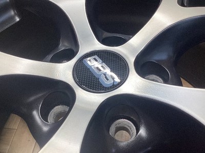 JDM BBS SR SR005 17x7.5J 5/112 +45 BKP Used Set of 4 Wheels Popular Fit (No Tires) - Image 5