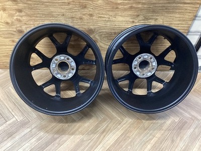 JDM BBS SR SR005 17x7.5J 5/112 +45 BKP Used Set of 4 Wheels Popular Fit (No Tires) - Image 7