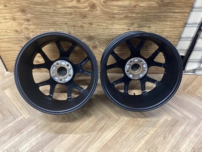 JDM BBS SR SR005 17x7.5J 5/112 +45 BKP Used Set of 4 Wheels Popular Fit (No Tires) - Image 8