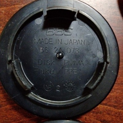 JDM BBS Center Cap 4-Individual Set Black x Gold br br BBS (No Tires) - Image 2