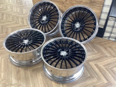 JDM WORK LANVEC LF1 20x9.0J 5/114.3 +40 BK Used Set of 4 Wheels Made in (No Tires)