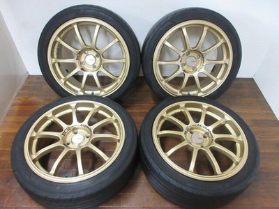 JDM ・Advan Racing RCIII 17in 7J +43 4-hole PCD100 YH 205/45R17 Fiat 12 (No Tires)