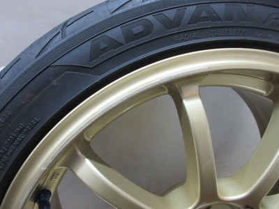 JDM ・Advan Racing RCIII 17in 7J +43 4-hole PCD100 YH 205/45R17 Fiat 12 (No Tires) - Image 3