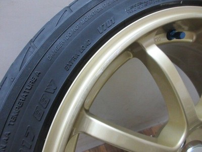 JDM ・Advan Racing RCIII 17in 7J +43 4-hole PCD100 YH 205/45R17 Fiat 12 (No Tires) - Image 4