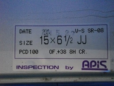 JDM HRAYS APIS V-SPEED SR-08 15x6.5J +38 4H PCD100 NANKANG NS-2 165/50R (No Tires) - Image 4