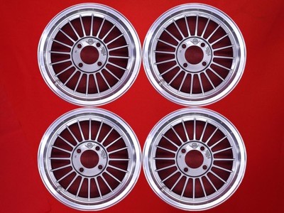 JDM Rare Linea Sports Finned Used Wheels 4-Wheel Set 6.5J 15PCD114.3 4-Hole (No Tires)