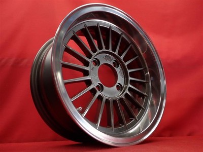 JDM Rare Linea Sports Finned Used Wheels 4-Wheel Set 6.5J 15PCD114.3 4-Hole (No Tires) - Image 2